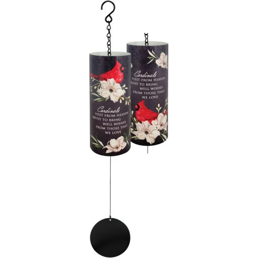 " Cardinals" Varnished Cylinder Chime (10840)