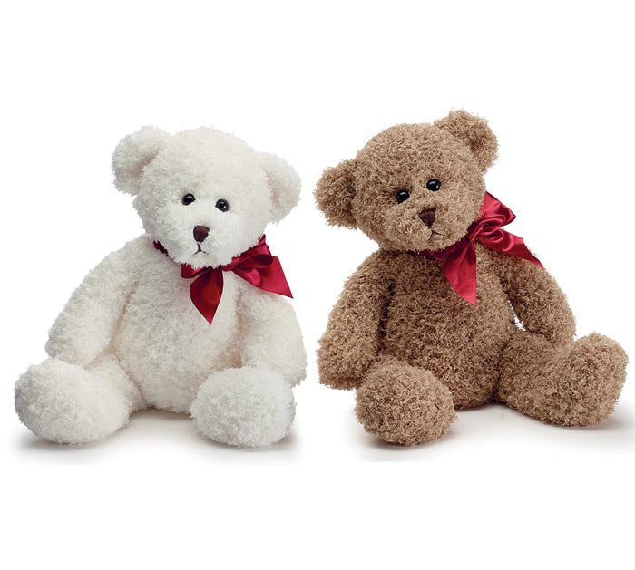 Curly Fur Plush Bear