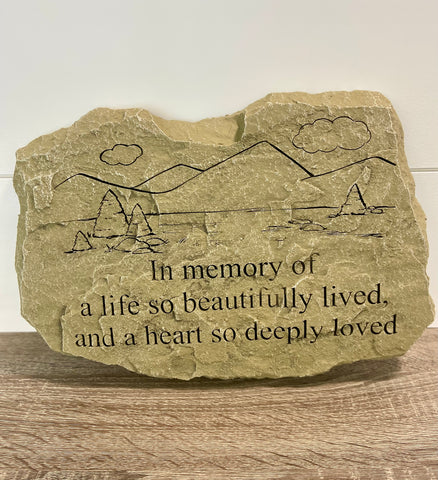 In Memory of a Life Stone