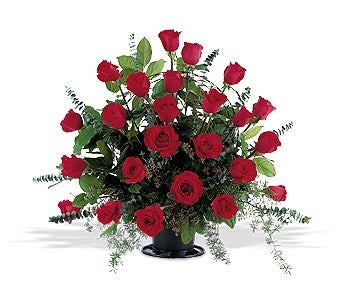 Red Rose Sympathy Basket