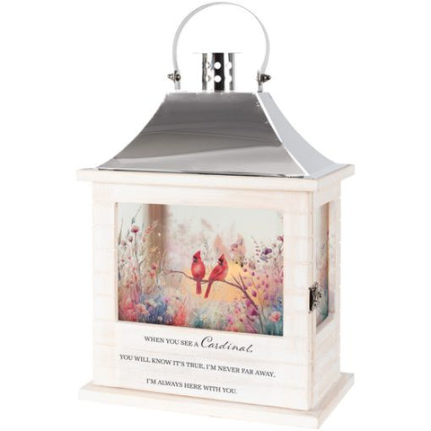 Cardinal Wooden Slat Lantern ( 57694)