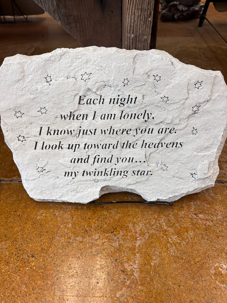 When I’m Lonely Memorial Stone
