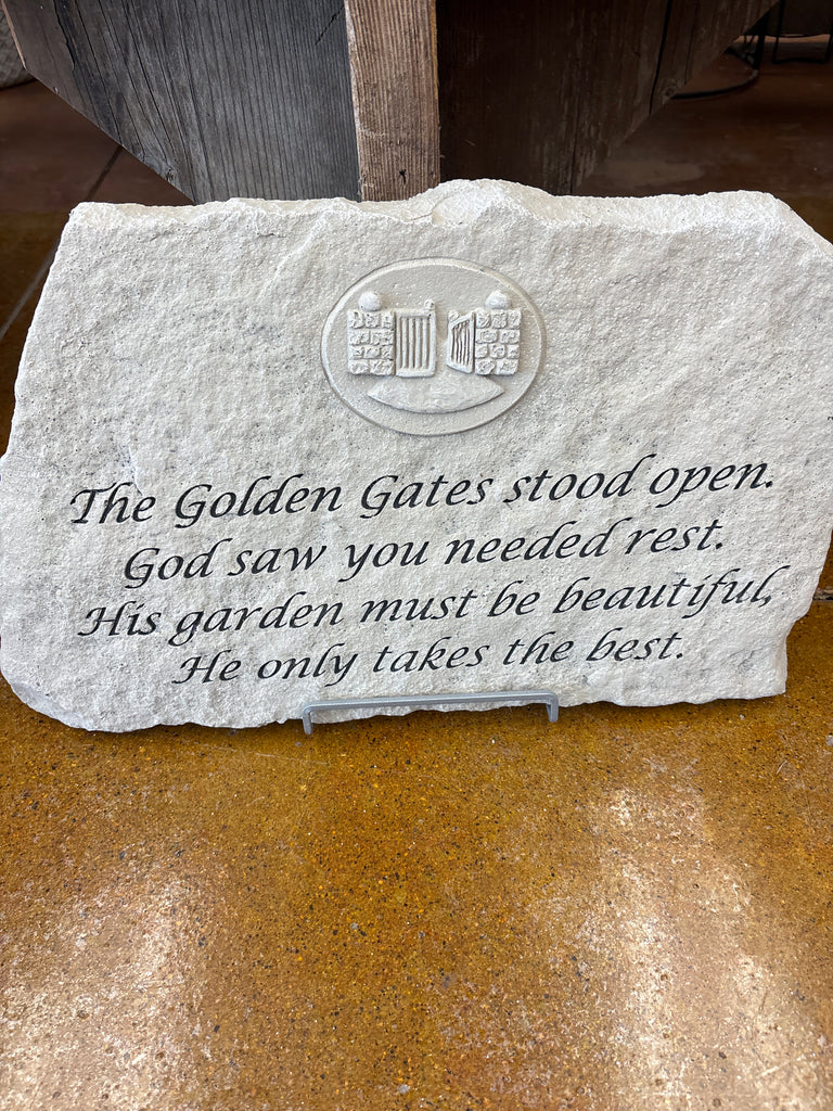 Golden Gates Memorial Stone