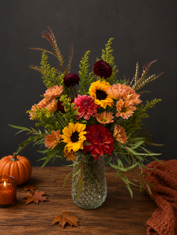 Blooms & Bonfires Floral Arrangement