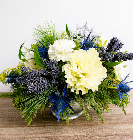 Winter Frost Floral Arrangement