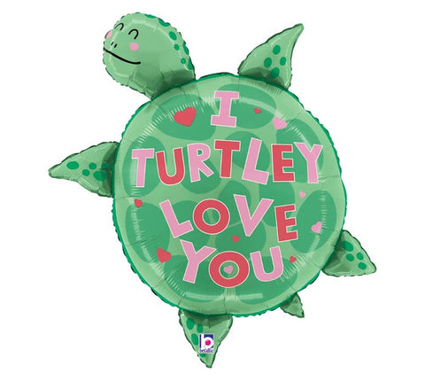 " I Turtley Love You" Balloon 29"