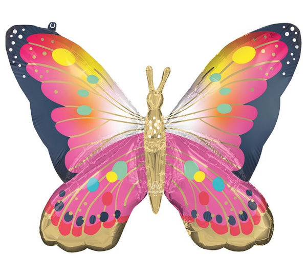 Vibrant Butterfly Balloon  30"