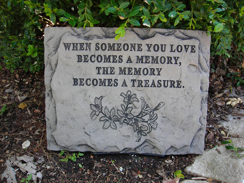When Someone You Love... Medium Memorial Stone