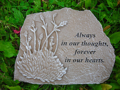 Always in Our Thougths... Medium Memorial Stone