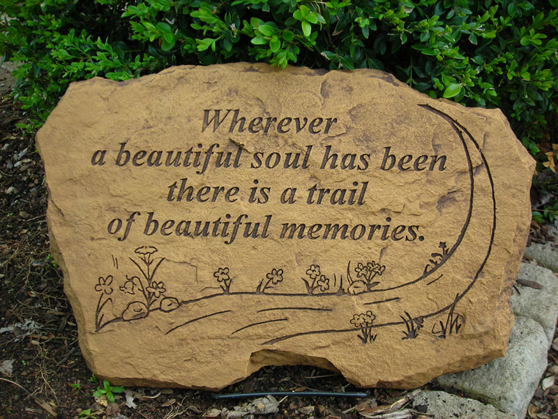 Wherever a Beautiful Soul... Large Memorial Stone