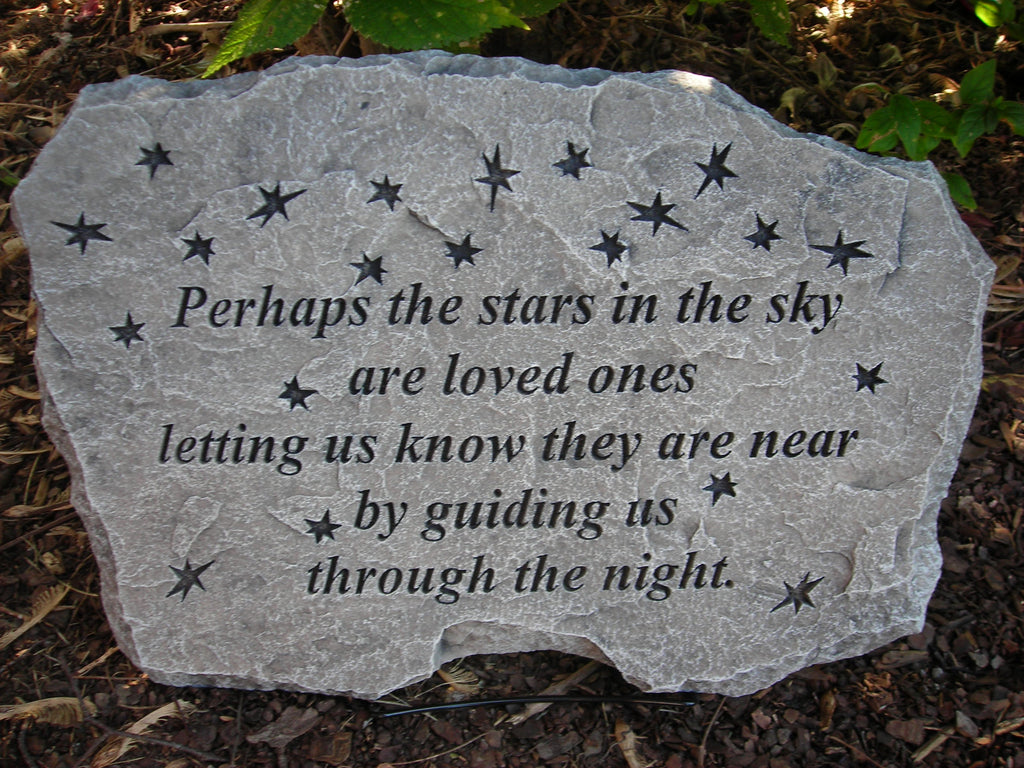 Perhaps the Stars... Large Memorial Stone