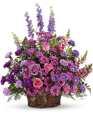 Gracious Lavender Basket