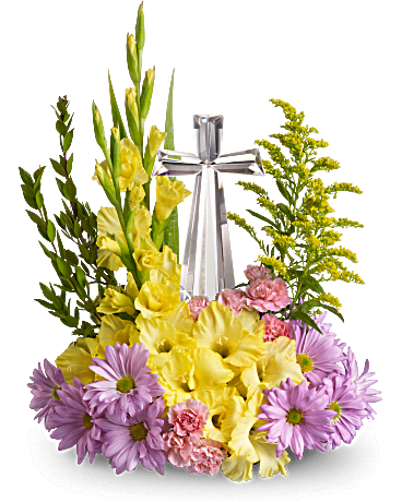 Crystal Cross Bouquet